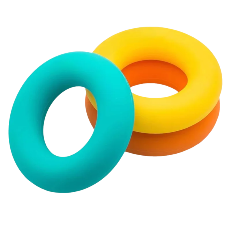 Gymnastic Ring - Silicone Hand Grip Strengthener Ring 40-70LB