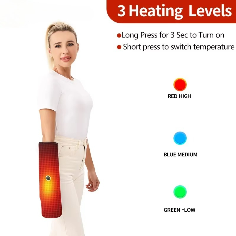 Long Arm Heating Support Elbow - đánh giá và giá Wrist Wraps