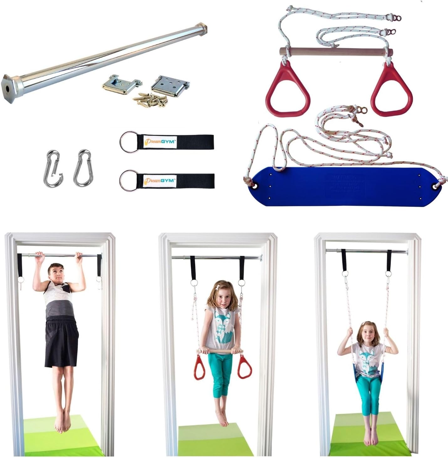 Kids Indoor Doorway Swing Set  - đánh giá và giá Gymnastic Ring